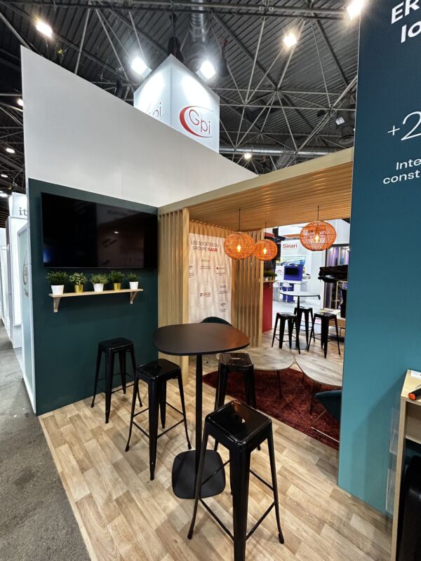 Stand Akanea Irium au salon Solutrans - vue 1