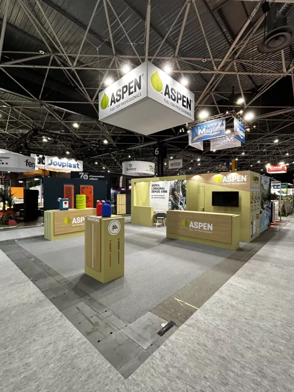 Stand Aspen au salon Paysalia - vue 1