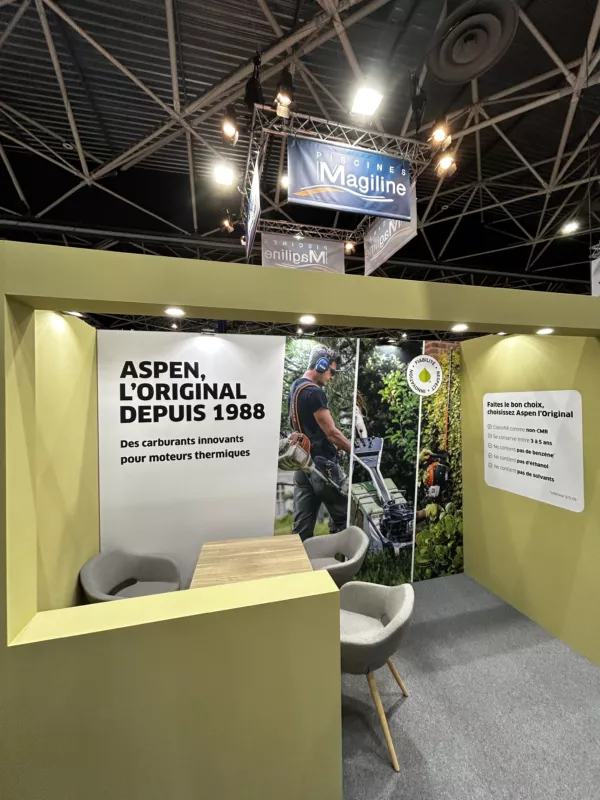Stand Aspen au salon Paysalia - vue 2