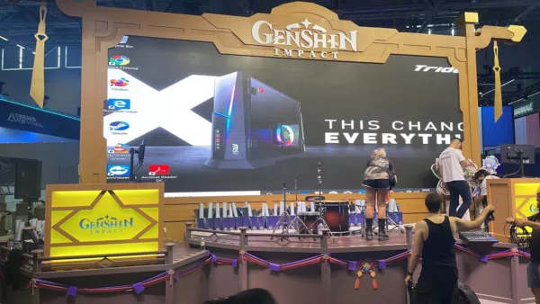 Stand Genshin Impact à la Gamescom - vue 2