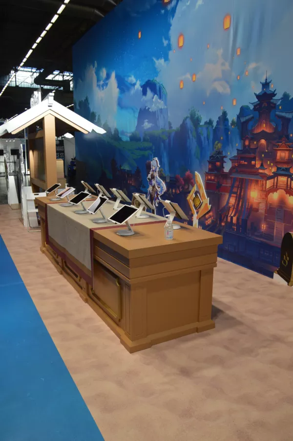Stand Genshin Impact à la Japan Expo - vue 1