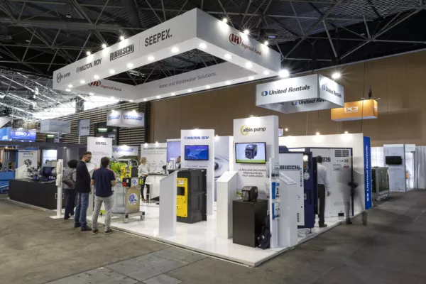 Stand Seepex Pollutec détail 3