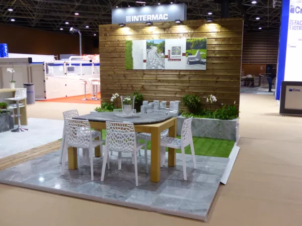Stand Marbrerie Yelmini au salon Rocalia - vue 1