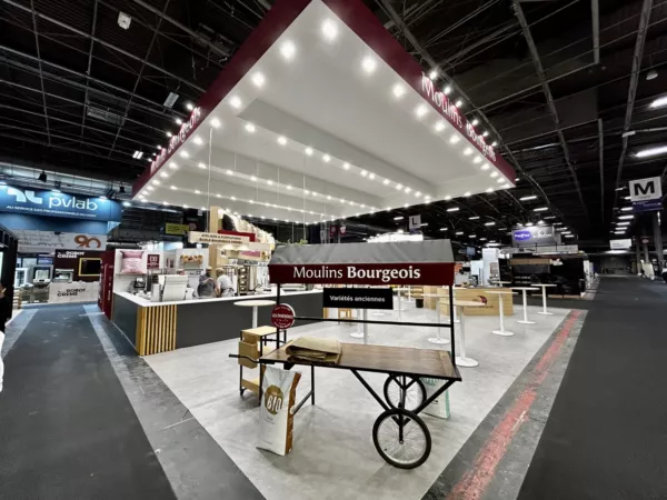 Stand événementiel Moulins Bourgeois