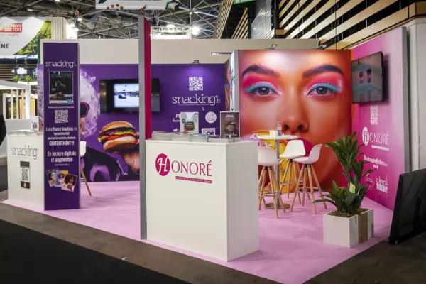 Stand modulaire Snacking vue 1