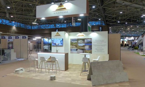 Stand Sogepierre au salon Rocalia - vue 3