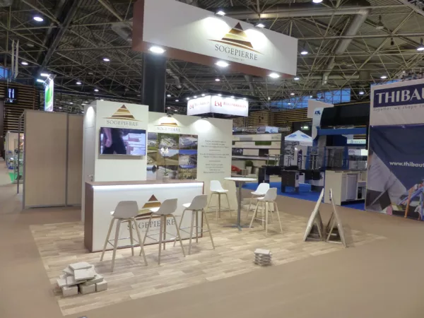Stand Sogepierre au salon Rocalia - vue 4