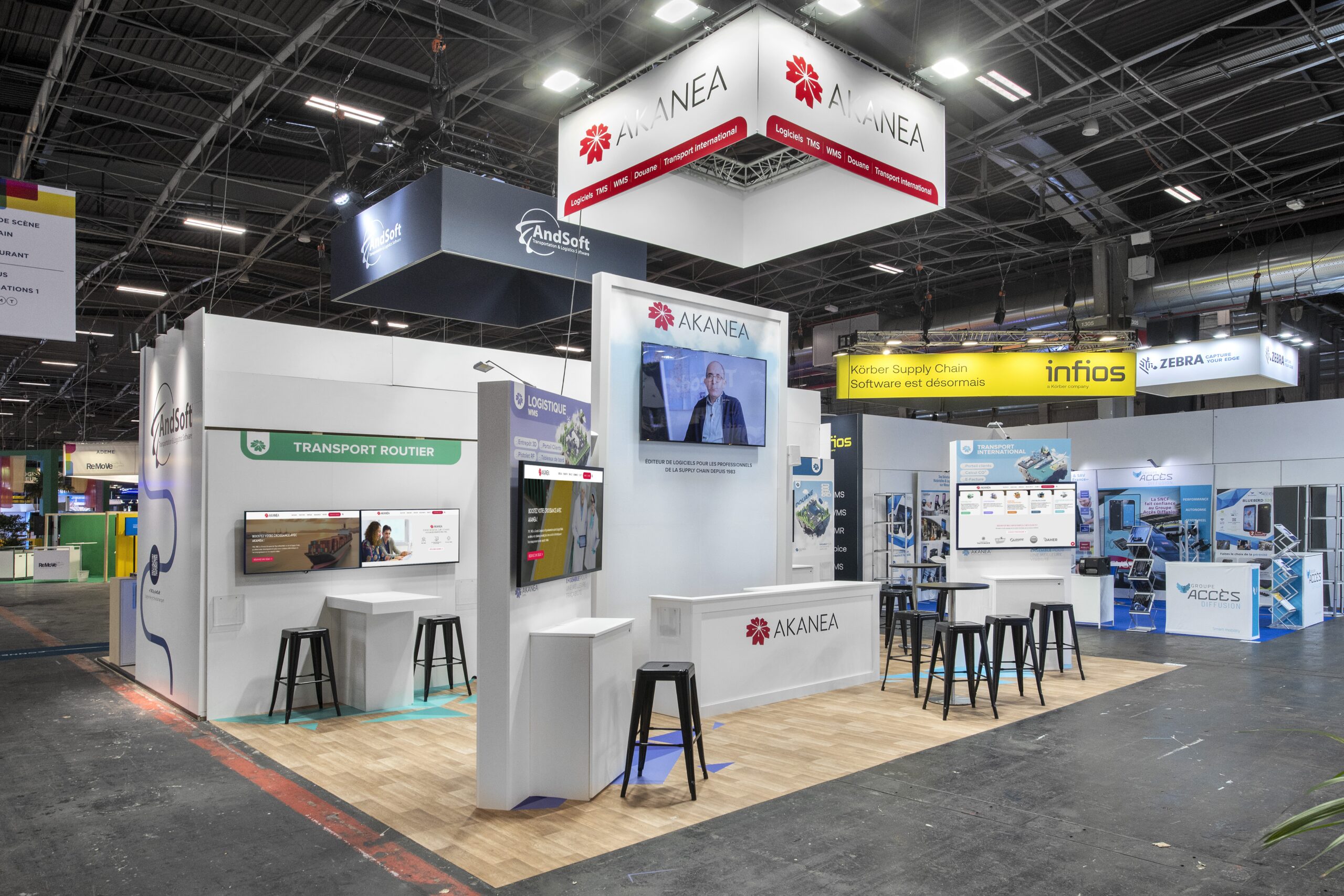 Aménagement stand salon professionnel Paris
