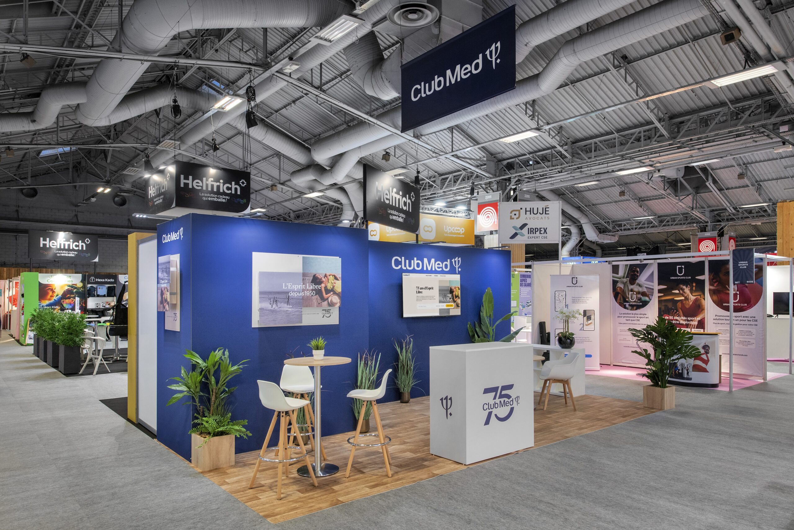Stand sur mesure pour salon professionnel