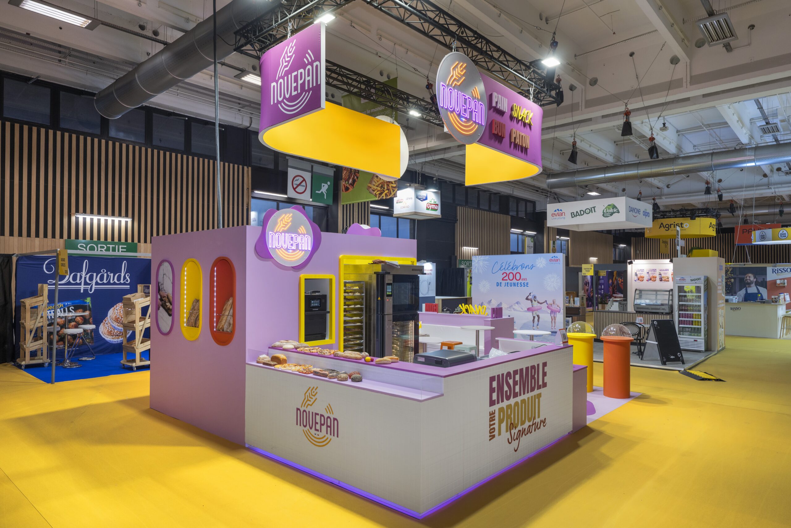Stand agroalimentaire sur salon professionnel