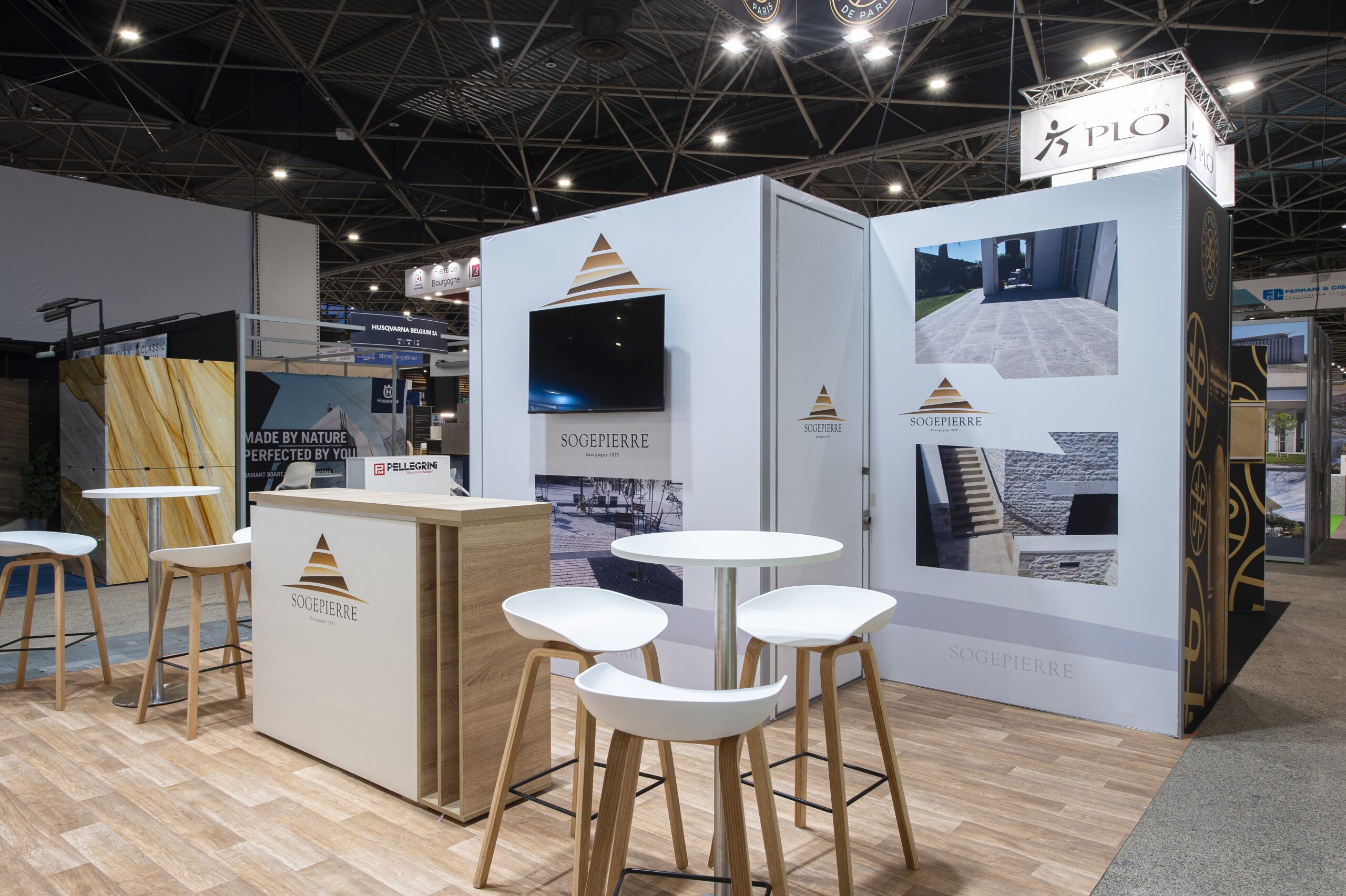 Réalisation de stand Acroma sur salon professionnel